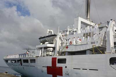 中国海军“和平方舟”医院船结束访问格林纳达